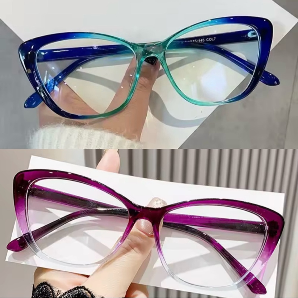 Glasses Women Reading Anti Blue Light Diopter - 1.5 (2 pairs)